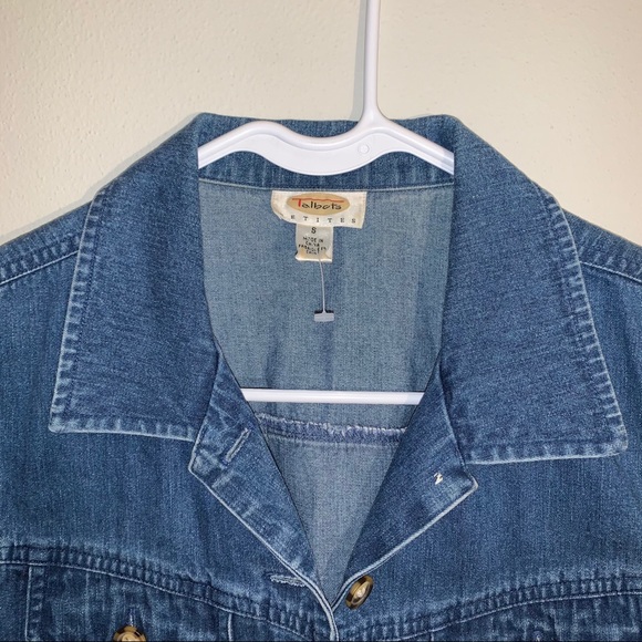 Talbots petites / Button Up Jean Styled Vest - Picture 5 of 9